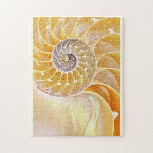 Puzzle de Nautilus Seashell (Vertical)