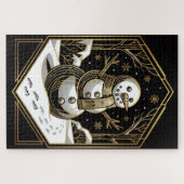 Puzzle de neige en style Art déco (Horizontal)