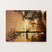 Puzzle de New York City d'hiver - neige (Horizontal)