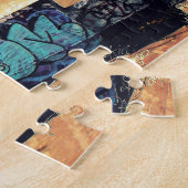 Puzzle de New York City - graffiti de dessus de (Côté)