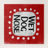 Puzzle de nez de chien humide (Horizontal)