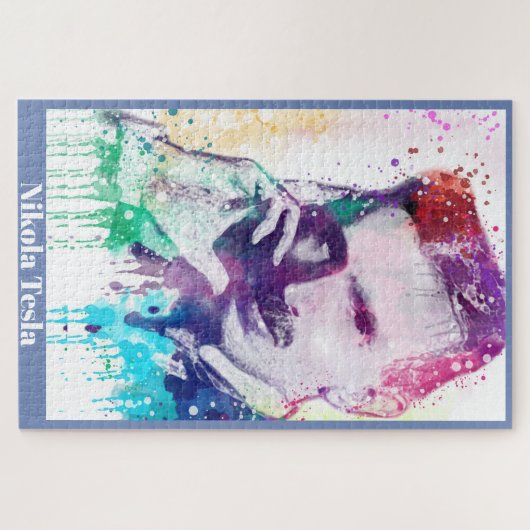 Puzzle de Nikola Tesla 1.014 morceaux (Horizontal)