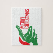 Puzzle de Noël d'alligator (Vertical)