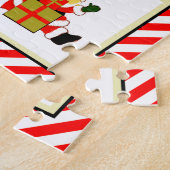Puzzle de Noël de compte à rebours de sport (Côté)