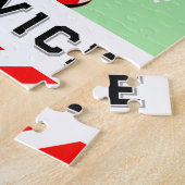 Puzzle de Noël de crosse (Côté)