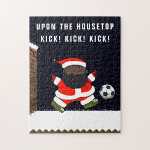 Puzzle de Noël de football