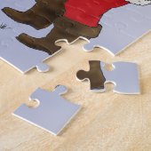 Puzzle de Noël de Grands Pyrénées (Côté)