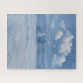 Puzzle de Noël de la forêt neigeuse (Horizontal)