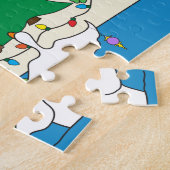 Puzzle de Noël de plage (Côté)