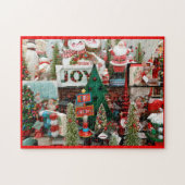 Puzzle de Noël Père Noël Snowman Tree Joy 252 pc (Horizontal)