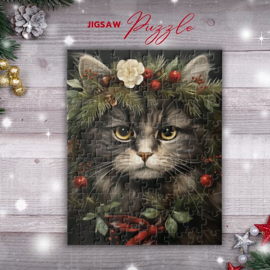 Puzzle de Noël pour Amoureux de les chats