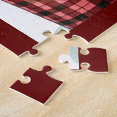 Puzzle de Noël rustique à l'effigie de la vache de (Côté)