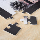 Puzzle de Noël rustique Vache des Highlands (Côté)