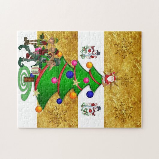 Puzzle de Noël Snowman (Horizontal)