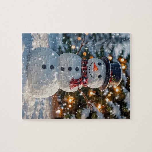 Puzzle de Noël Snowman (Horizontal)