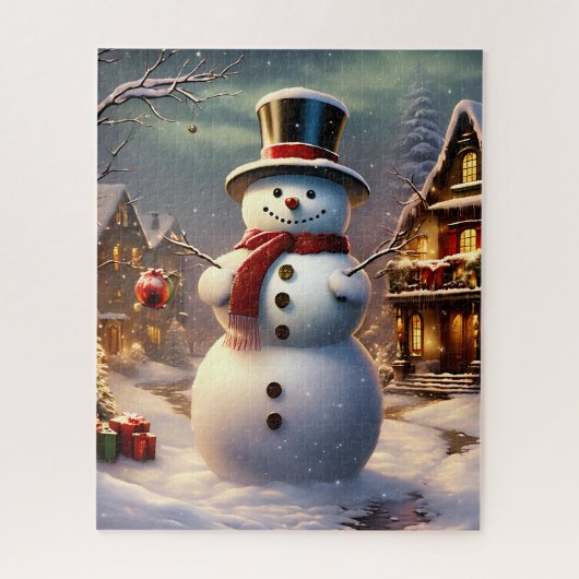Puzzle de Noël Snowman (Vertical)