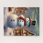 Puzzle de Noël Snowman (Horizontal)