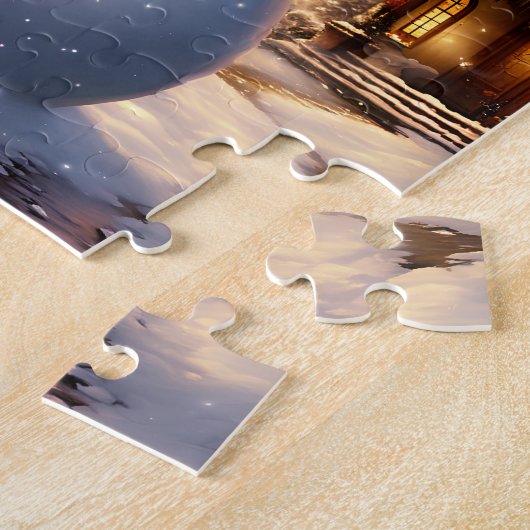 Puzzle de Noël Snowman (Côté)