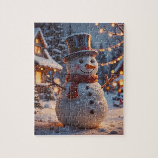 Puzzle de Noël Snowman (Vertical)
