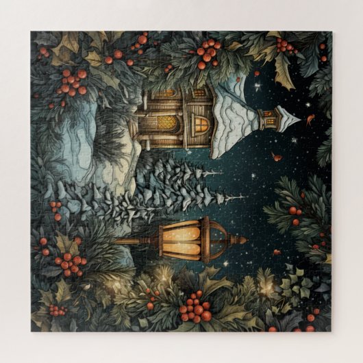 Puzzle de Noël traditionnel (Horizontal)