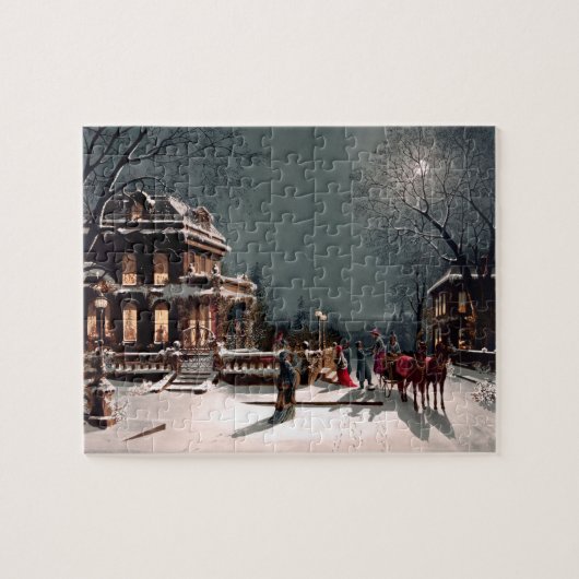 Puzzle de Noël victorien (Horizontal)