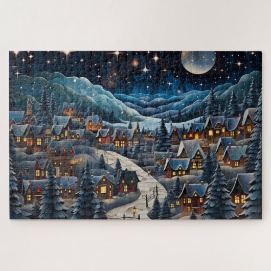 Puzzle de Noël Village Jigsaw (Horizontal)