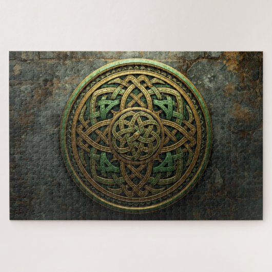 Puzzle de nœud celtique mandala (Horizontal)
