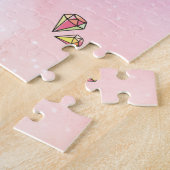 Puzzle de nom de chat mignon Kawaii (Côté)