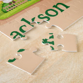 Puzzle de nom d'enfant d'animal de ferme (Côté)