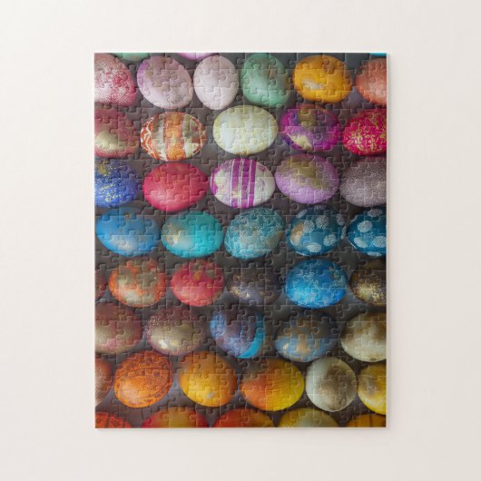 Puzzle De nombreux oeufs de Pâques colorés (Vertical)