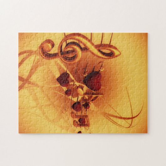 Puzzle de notes musicales (Horizontal)