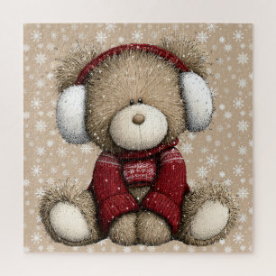 Puzzle de nounours d'hiver