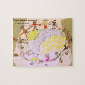 Puzzle de paix du monde (Horizontal)