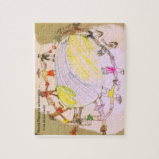Puzzle de paix du monde (Vertical)