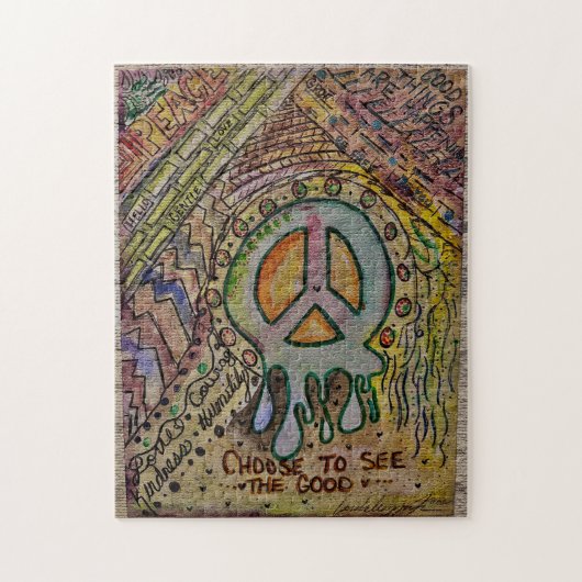 Puzzle de paix interne Abstrait (Vertical)