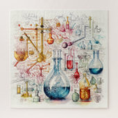 Puzzle de papier de chimie (Vertical)