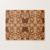 Puzzle de Papillon Brun Doré Automne (Horizontal)