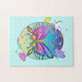 Puzzle de papillon d'arc-en-ciel (Horizontal)