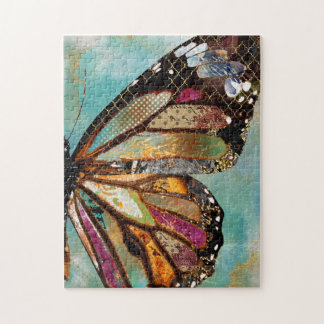 Puzzle de papillon de cieux bleus
