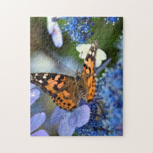 Puzzle de papillon de la dame peint (Vertical)