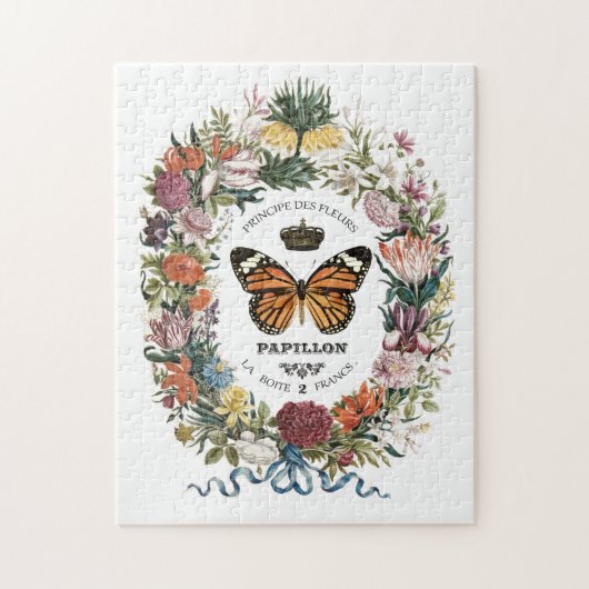 Puzzle de papillon Vintage moderne (Vertical)