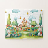 Puzzle de Pâques 30 pièces – Chasse aux œufs (Horizontal)