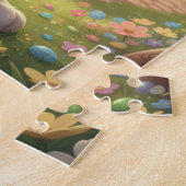 Puzzle de Pâques pour enfants - Lapin de Pâques - (Côté)