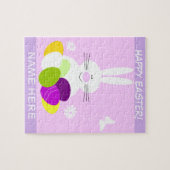 Puzzle de Pâques pour enfants roses (Horizontal)