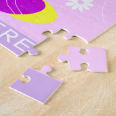 Puzzle de Pâques pour enfants roses (Côté)