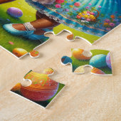 Puzzle de Pâques pour filles d'Amérique d'Afrique (Côté)
