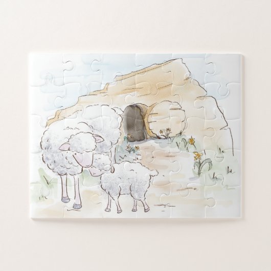 Puzzle de Pâques Tombeau vide (Horizontal)