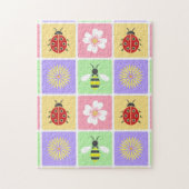 Puzzle de patchwork de printemps (Vertical)