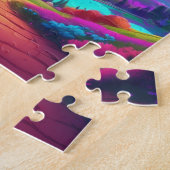 Puzzle de paysage coloré (Côté)