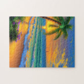 Puzzle de paysage de plage tropicale (Horizontal)
